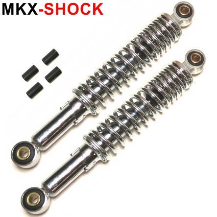 Stossdämpfer Federbein 360 mm chrom verstellbar per Paar