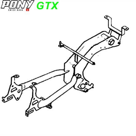 Schwinge Pony Beta GTX schwarz