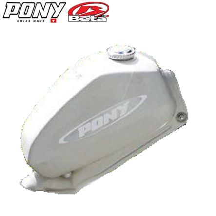 Tank chrom silber Pony Sachs Beta