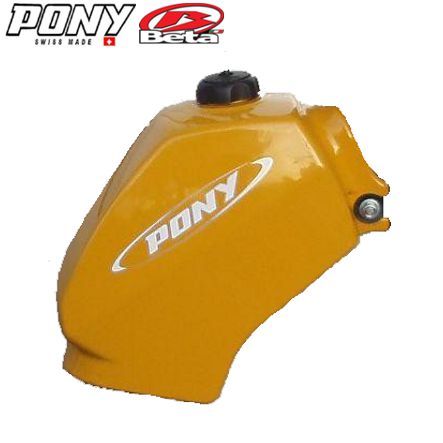 Tank gelb Pony Beta GTX Kuststofftank