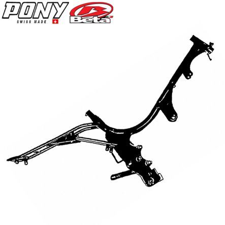 Rahmen Pony Cross Beta schwarz