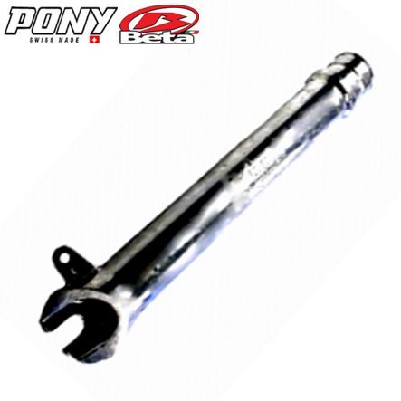 Gabelfuss links silber Pony CROSS Beta