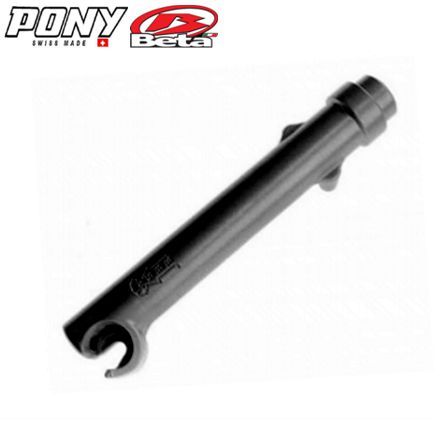 Gabelfuss links silber Pony GTX Beta