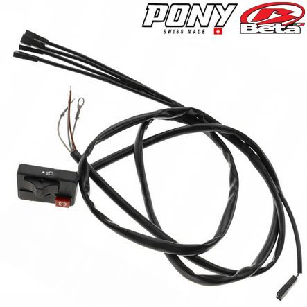 Mofa Kabelbaum Lichtschalter / Abstellknopf Pony BETA