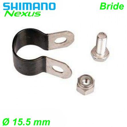 Shimano Bride Nexus 5/8  Ø 15.87 mm silber schwarz