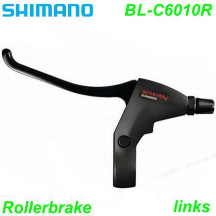 Shimano Bremshebel BL-C6010R links Nexus Rollerbrake schwarz 4-Finger
