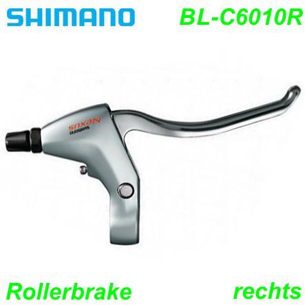 Shimano Bremshebel BL-C6010R rechts Nexus Rollerbrake silber 4-Finger