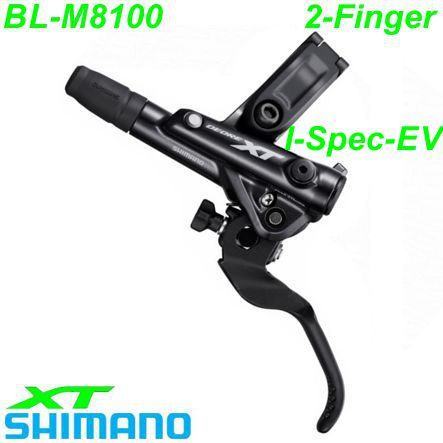 Shimano Bremshebel BL-M8100 Deore XT Disc links 2-Finger schwarz Box