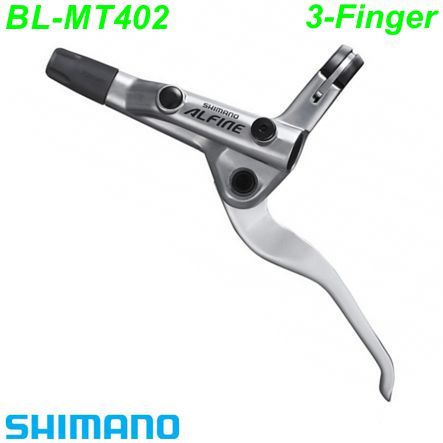 Shimano Bremshebel BL-MT402 links silber 3-Finger hydr.