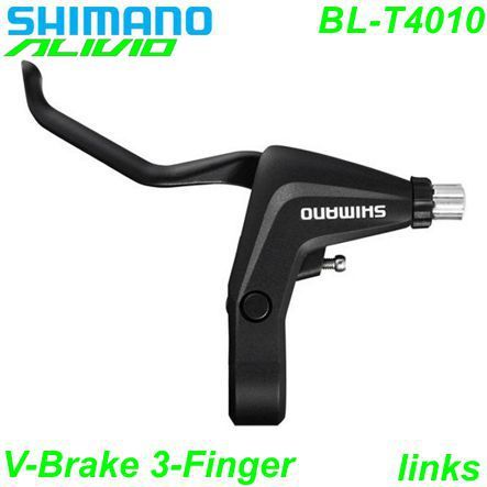 Shimano Bremshebel links BL-T4010 Alivio 3-F. V-Brake  schwarz