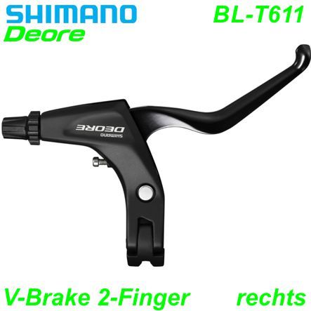Shimano Bremshebel rechts BL-T611 Deore 3-F. V-Brake  schwarz