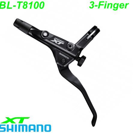 Shimano Bremshebel BL-T8100 Disc links 3-Finger schwarz Box