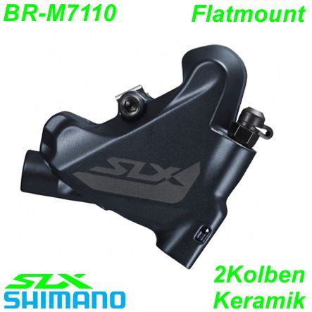 Shimano Bremssattel BR-M7110 SLX Resin vorne/hinten Flatmount o/Lamellen