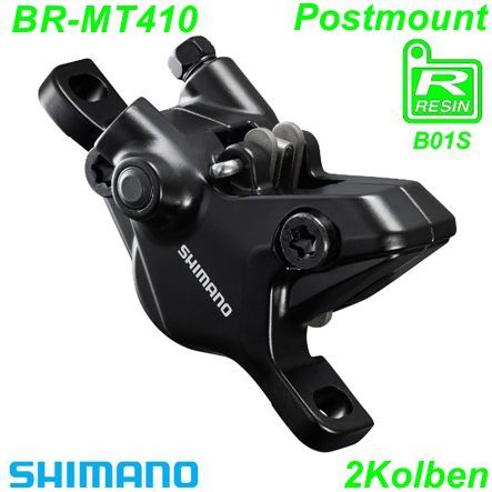 Shimano Bremssattel BR-MT410 Resin vorne/hinten PM schwarz Box