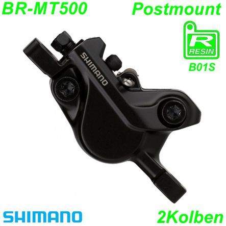 Shimano Bremssattel BR-MT500 Deore Resin vorne/hinten Postmount o/Lamellen