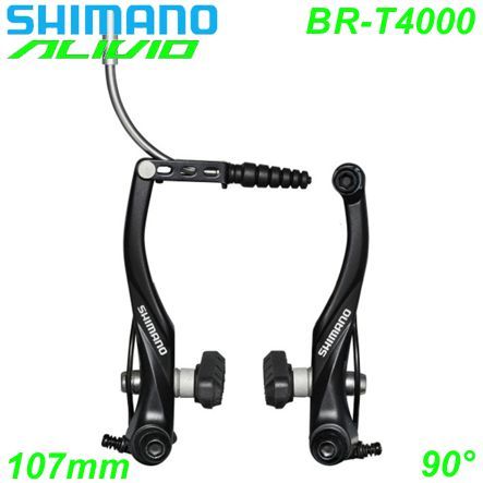 Shimano V-Brake BR-T4000 Alivio VR/HR 90° S65T schwarz Box