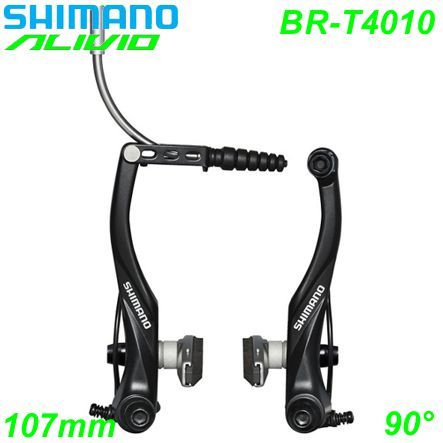 Shimano V-Brake BR-T4010 Alivio 90° S65T schwarz Restbestand Box