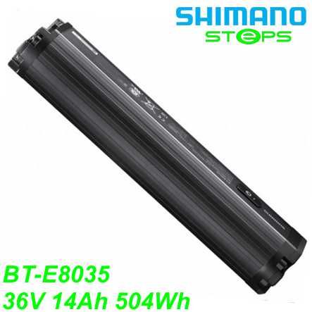 Shimano Steps integrierter Rahmenakku 36V 14Ah 504W  schwarz BT-E8035