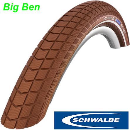 Schwalbe Pneu LITTLE BIG BEN 700x38C 28x1.50 K-Guard braun reflex