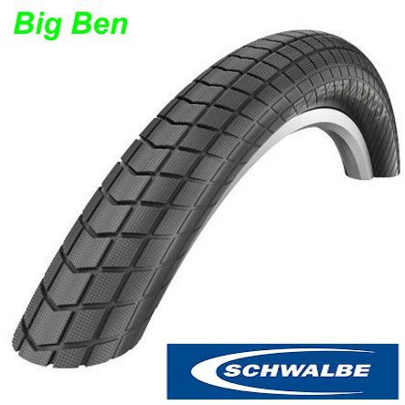 Schwalbe Pneu Big Ben Plus 28x2.15 55-622 HS439 sw-TSkin Refl.KG SBC Act