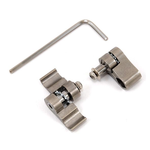 Kabelhalter Hydraulik-Bremsleitung einstellbar Ø 4.5-6mm DCA010 Nirosta 2-er Set