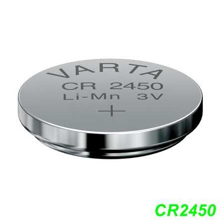 Knopf Batterie CR2450 Ø 24.5 x 5 mm 3V 570 mAh Lithium ink. Entsorgungsgebühr