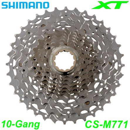 Shimano Kassette 10-G. CS-M771 Deore XT 11x34 Box