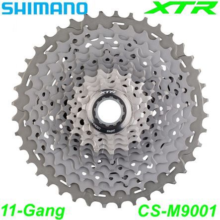 Shimano Kassette 11-G. CS-M9001 XTR 11x40 Zähne Box 2015