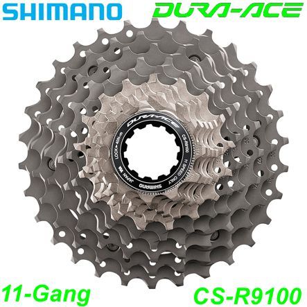 Shimano Kassette 11-G. CS-R9100 Dura-Ace 11-25 Zähne Box