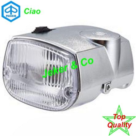 Mofa Scheinwerfer Ciao P26S chrom imitation
