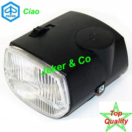 Mofa Scheinwerfer Ciao P26S schwarz imitation
