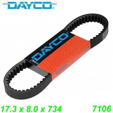 Keilriemen DAYCO 17.3 x 8.0 x 734 (7106) Piaggio Sfera Base Zip Base 50cc