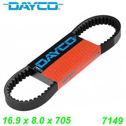 Keilriemen DAYCO 16.9 x 8.0 x 705 (7149) Derbi New Vamos 50cc