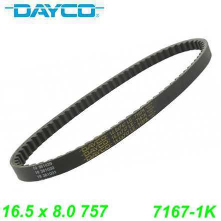 Keilriemen DAYCO 16.5 x 8.0 x 757 (7167/1K) Yamaha Aerox 50cc