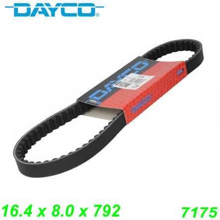 Keilriemen DAYCO 16.4 x 8.0 x 792 (7175) Malaguti F 10 Kat  MBK Evolis Fizz Forte Target 50cc