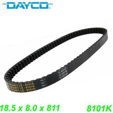 Keilriemen DAYCO 18.5 x 8.0 x 811 (8101) Aprilia Gilera Piaggio Free PTT NRG 50cc