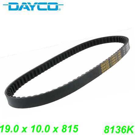 Keilriemen DAYCO 19.0 x 10.0 x 815 (8136K) Aprilia Kymco 125 150cc