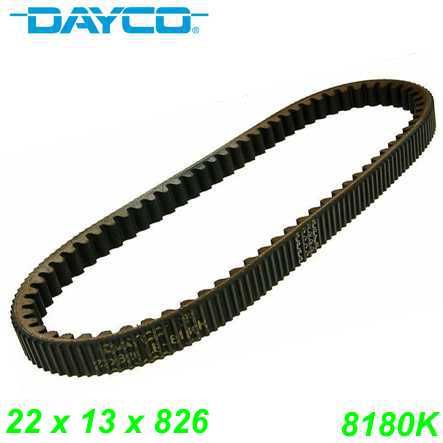 Keilriemen DAYCO 22 x 13 x 826 mm 8180K Aprilia Derbi Piaggio Vespa 200cc
