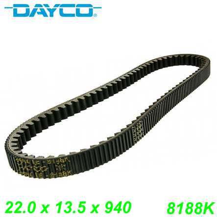 Keilriemen DAYCO 22.0 x 13.5 x 940 (8188K) Aprilia Sport City Piaggio Beverly 4 T 200cc
