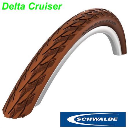 Schwalbe Pneu Delta Cruiser braun 700x35C 28x1.40 (37-622) HS431