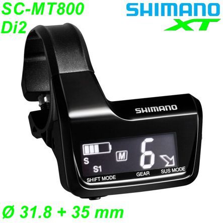 Shimano Display SC-MT800 Di2 XT Ø 31.8 / 35 mm Wireless