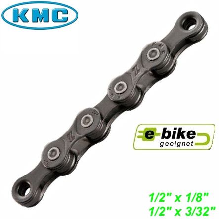 E-Bike KMC Kette Z1X RB 1-G. 1/2 x 1/8 128 Glied 8.6 mm Nabenschaltung