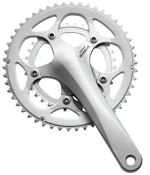 Kettenradgarnitur FC-3450 Sora Compact-Drive 170mm Hollowtech II-Style 50x34 f 9-G o/Tretlager