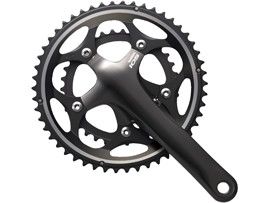 Kettenradgarnitur FC-5650 105 Compact 170mm Hollowtech II 50x34 für 10-Gang o/Tretlager schwarz Box