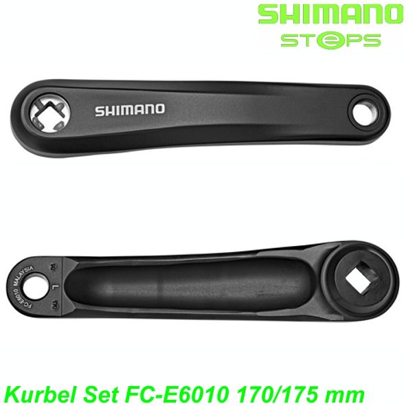 Shimano Steps Kurbel FC-E6010 li/re 170 schwarz