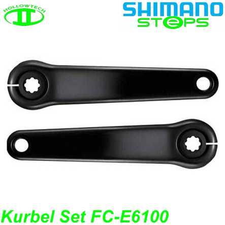 Shimano Steps Kurbel Set FC-E6100 170 schwarz