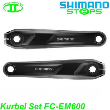 Shimano Steps Kurbel Set FC-EM600 160 schwarz Hollowtech II