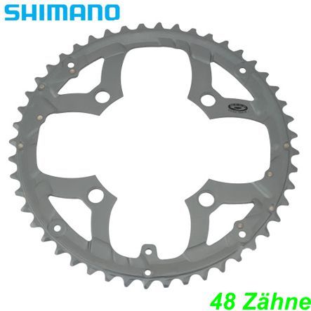 Shimano Kettenblatt 3x9/10-G. FC-M591 FC-M590 48 Z. Ø 104 HS grau Deore Y1LD98130