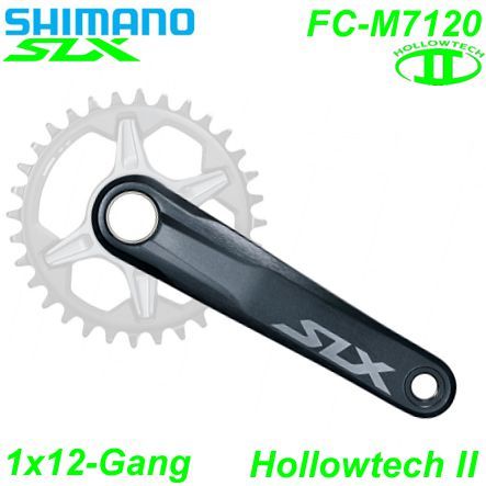 Shimano Kettenrad 1x12 HT II FC-M7120 165 o.Kettenblatt 55mm SLX o/TL
