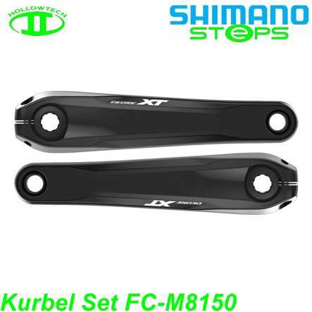 Shimano STEPS Kurbel Set FC-M8150 160 o/Kettenblatt schwarz